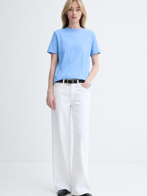 Calvin Klein t-shirt damski bawełniany - zdjęcie produktu nr 1