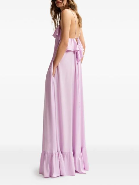 Essentiel Antwerp ruffled tiered dress - Purple