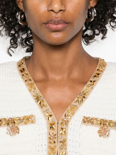 Self-Portrait embellished jacket - Neutrals - zdjęcie produktu nr 2