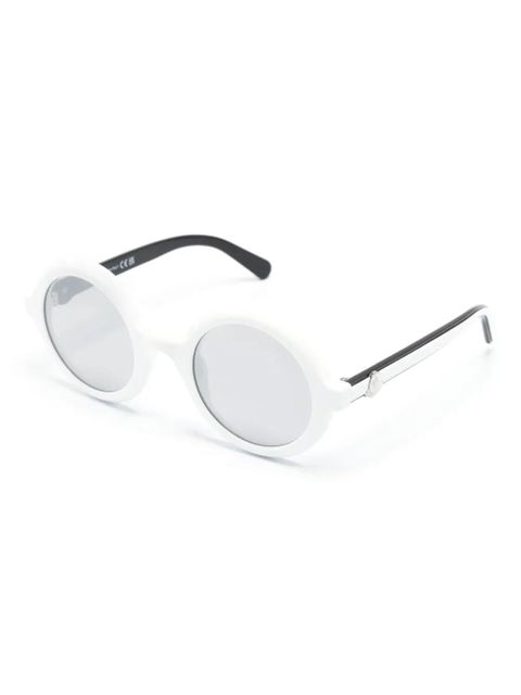 Moncler Eyewear Orbit round-frame sunglasses - White - zdjęcie produktu nr 2