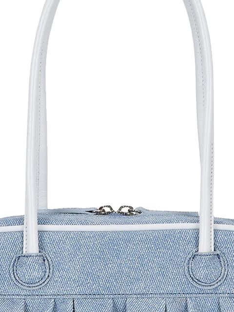 Marge Sherwood x Peanuts ruffled boston shoulder bag - Blue - zdjęcie produktu nr 2