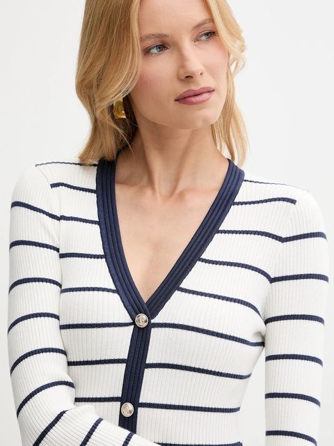 Guess sukienka ANDREA kolor biały mini dopasowana W5YK98 Z2YK2