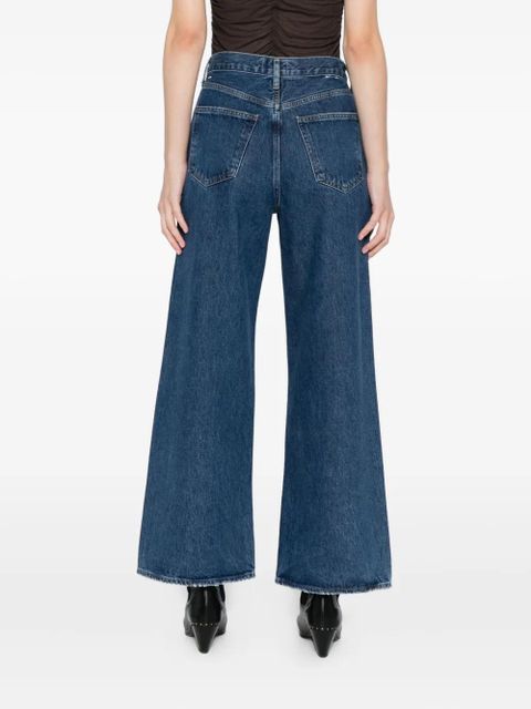 AGOLDE DAME high-raise jeans - Blue