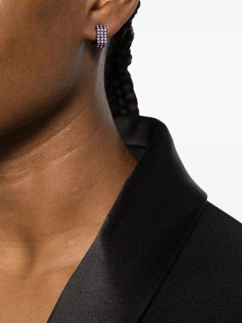 EÉRA 18kt white gold Candy diamond earring - Purple