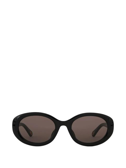 Chloé Eyewear Marcie oval-frame sunglasses - Black - zdjęcie produktu nr 1