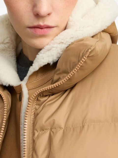 Yves Salomon down jacket - Brown