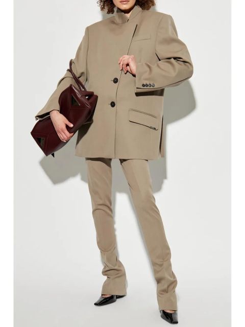 The Attico virgin-wool tailored trousers - Neutrals - zdjęcie produktu nr 2