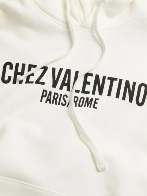 Valentino Garavani Chez-print hoodie - White