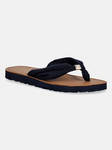 Tommy Hilfiger japonki damskie TH LTR FOOTBED SUMMER SANDAL - zdjęcie produktu nr 1