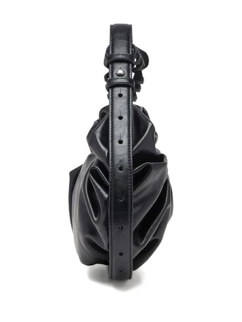 Diesel small Grab-D scrunched shoulder bag - Black