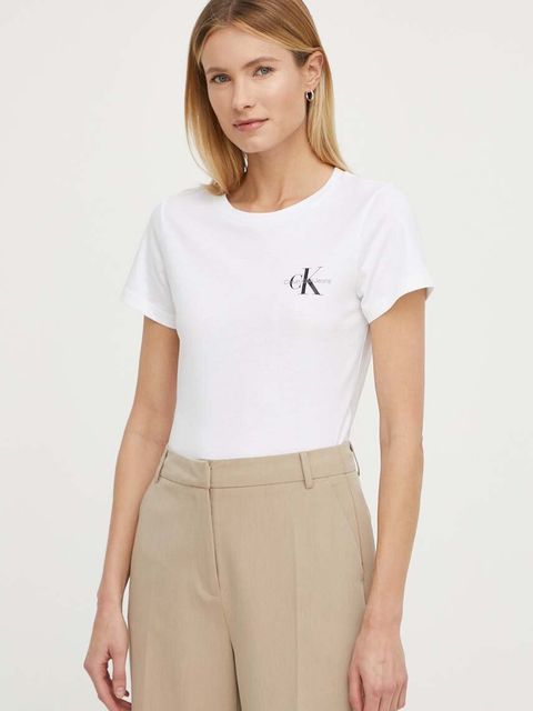 Calvin Klein Jeans t-shirt bawełniany 2-pack