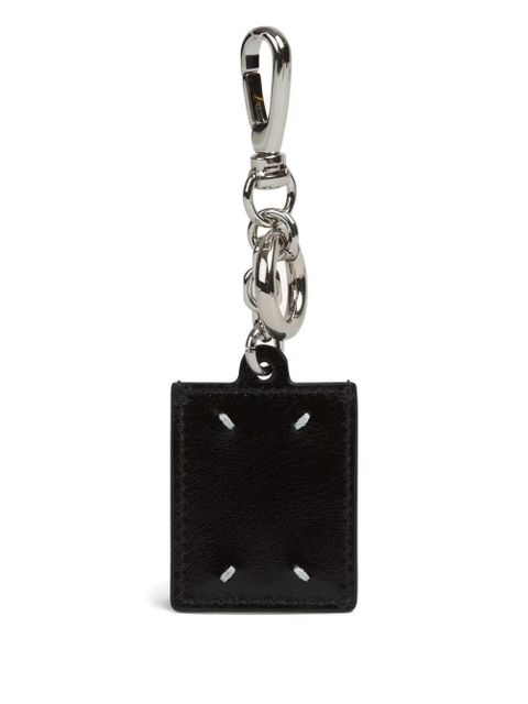 Maison Margiela logo-detail keyring - Black - zdjęcie produktu nr 2