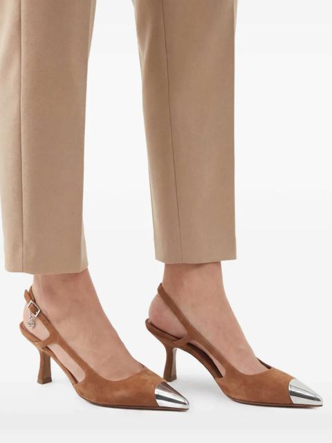 Maje suede pumps - Brown