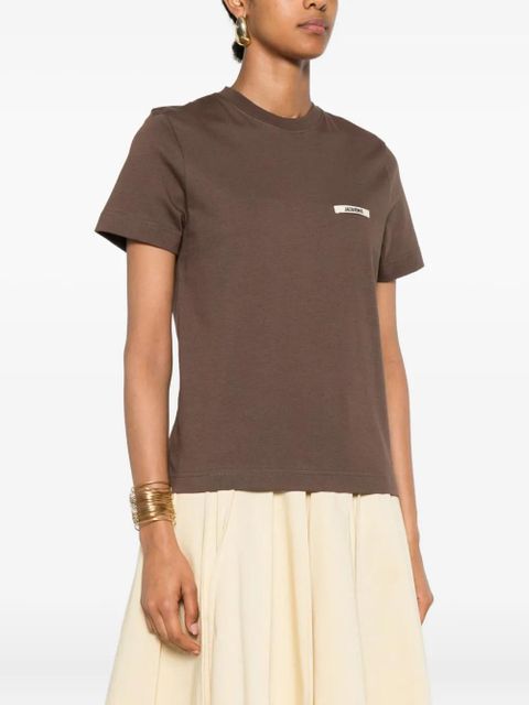 Jacquemus The Gros Grain T-shirt - Brown