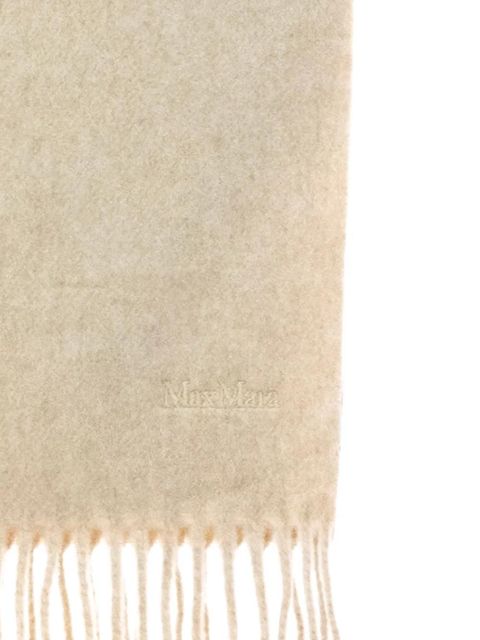 Max Mara Scilli fringed scarf - Neutrals - zdjęcie produktu nr 2