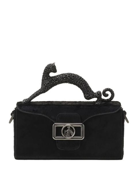 Lanvin Pencil cat leather crossbody bag - Black - zdjęcie produktu nr 1