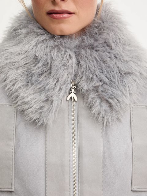 Patrizia Pepe kurtka kolor szary przejściowa 2O0176 E075