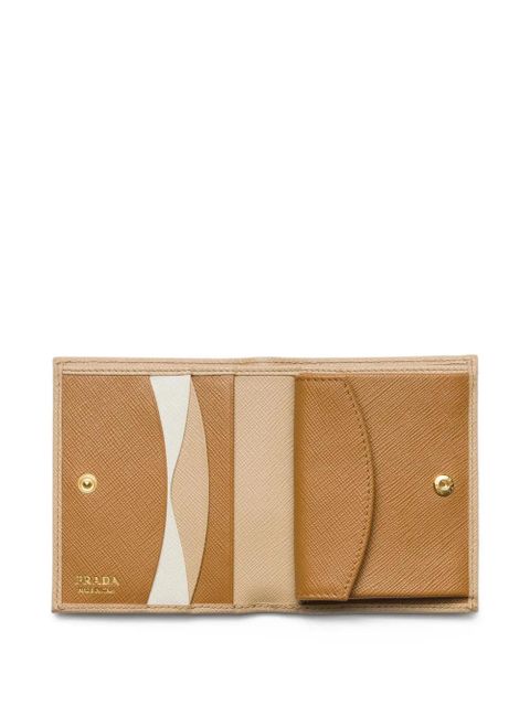 Prada small Saffiano leather wallet - Neutrals - zdjęcie produktu nr 2