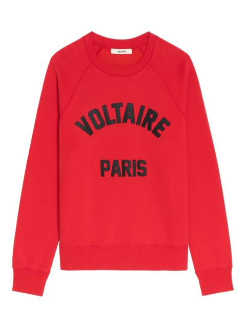 Zadig&Voltaire logo-lettering sweatshirt - Red - zdjęcie produktu nr 1