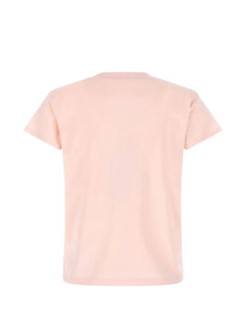 MM6 Maison Margiela ribbed crew neck T-shirt - Pink - zdjęcie produktu nr 2