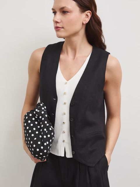 Medicine kamizelka damska lniana - zdjęcie produktu nr 2