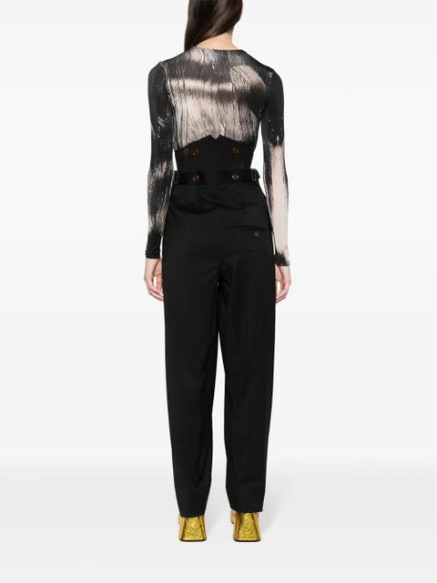 Vivienne Westwood corset-detail trousers - Black