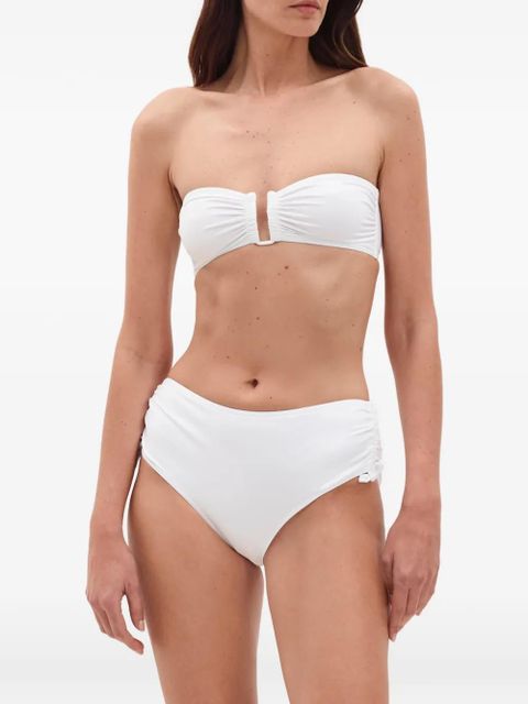 ERES Sofia ruched-side bikini bottoms - White