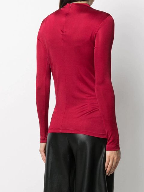 Isabel Marant wrapped front top - Red