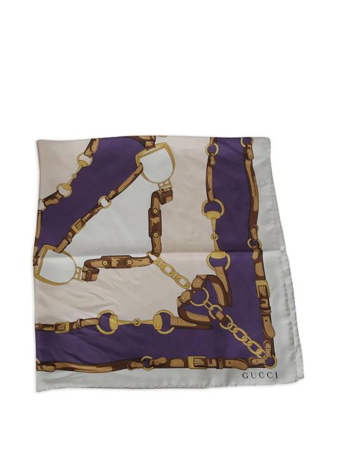 Gucci Horsebit rotation scarf - Neutrals - zdjęcie produktu nr 1