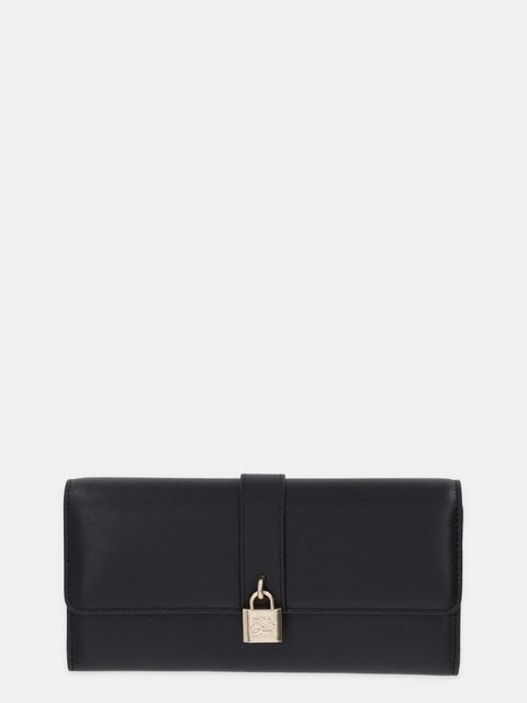 Karl Lagerfeld portfel skórzany K/AUTOGRAPH damski kolor czarny B1W32026 - zdjęcie produktu nr 1