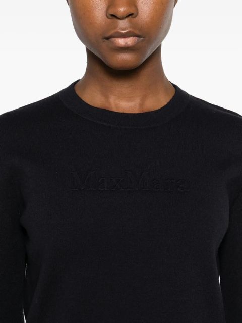 Max Mara crew-neck sweater - Blue
