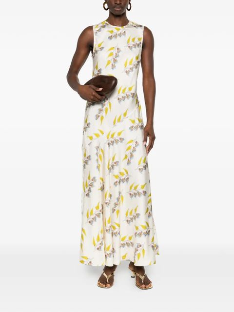 Ulla Johnson Gaea floral sleeveless maxi dress - Neutrals - zdjęcie produktu nr 2