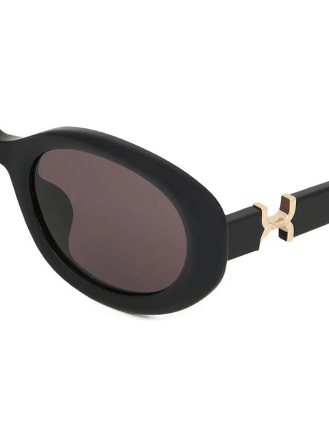 Chloé Eyewear Marcie oval-frame sunglasses - Black