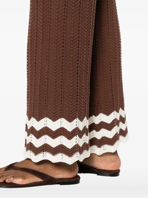 TWINSET knitted trousers - Brown