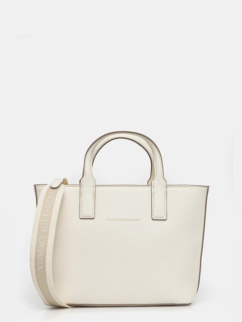 Tommy Hilfiger torebka kolor beżowy AW0AW17448 - zdjęcie produktu nr 1