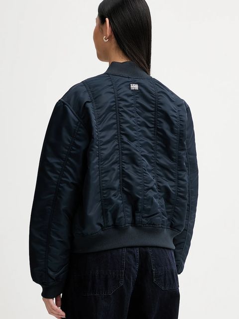 G-Star kurtka kolor granatowy przejściowa D27337-C143