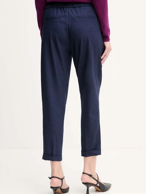 United Colors of Benetton spodnie damskie kolor granatowy 4962DF079 - zdjęcie produktu nr 2