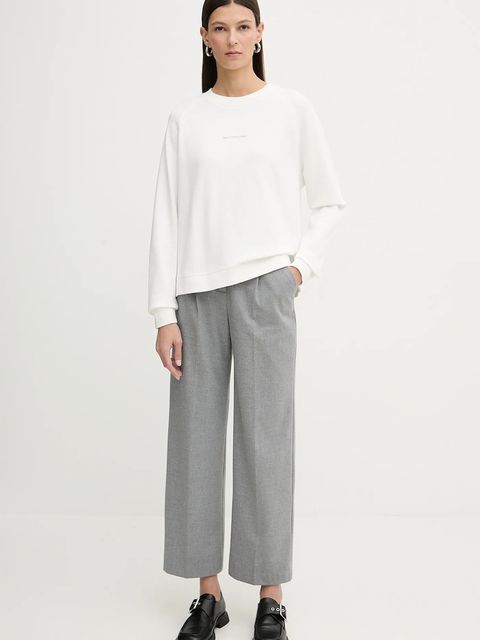 Marc O'Polo bluza bawełniana damska kolor biały gładka 5000009291 - zdjęcie produktu nr 2