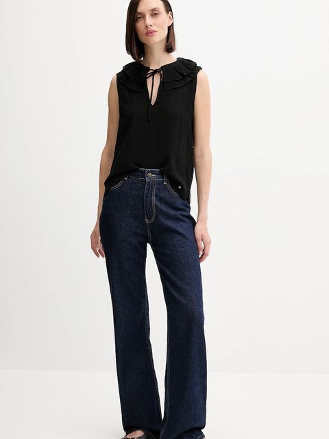 Pedro del Hierro top damska kolor czarny gładka 4532376