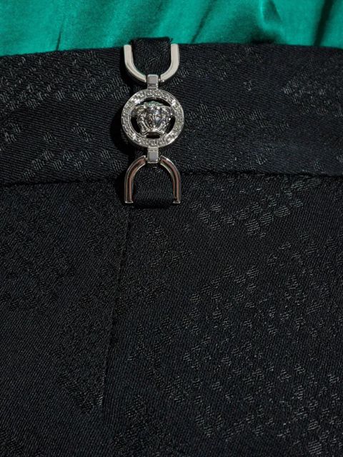 Versace Medusa-plaque trousers - Black