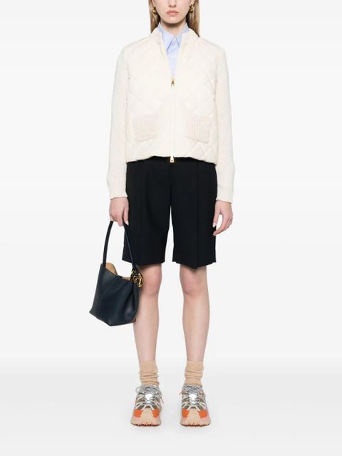 Moncler quilted jacket - Neutrals