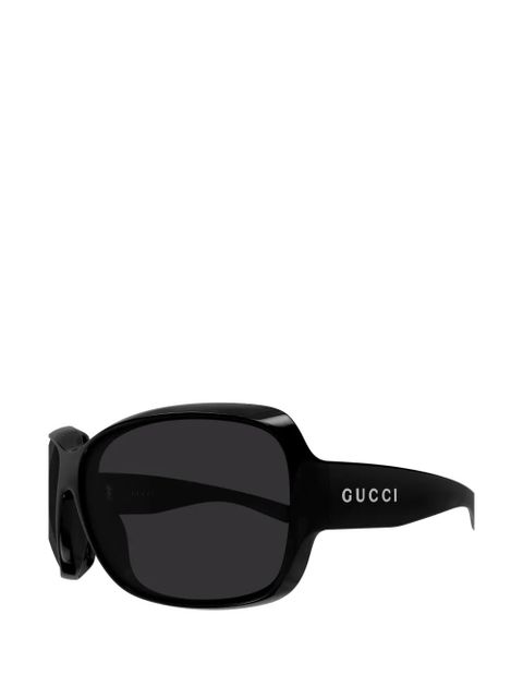 Gucci Eyewear oversized-frame sunglasses - Black