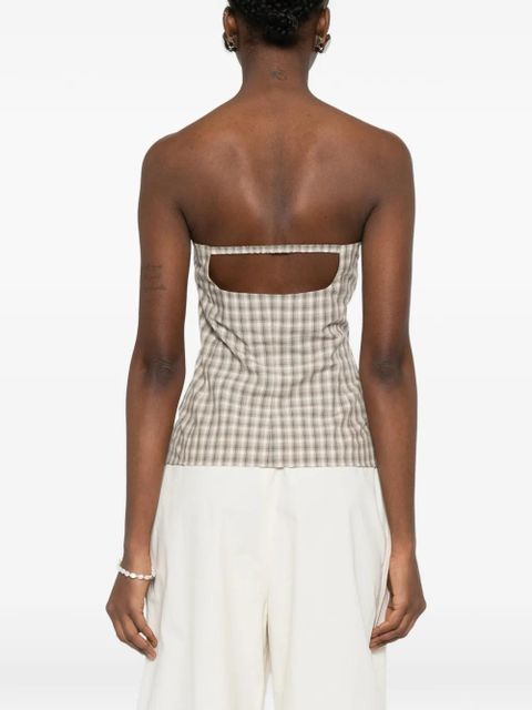 Nanushka Brites top - Neutrals