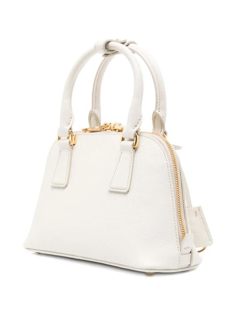 Prada top-handle zip-top tote bag - Neutrals