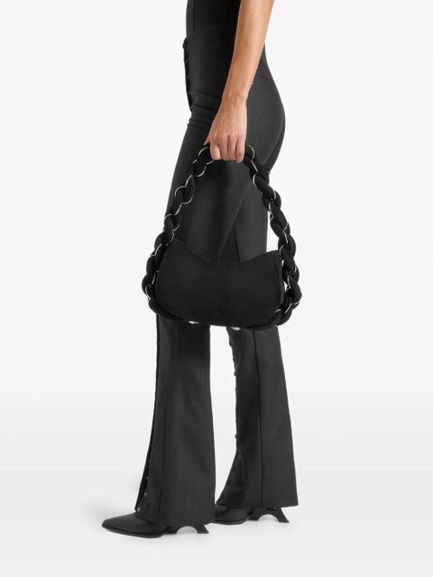 Manière De Voir Somme suede handbag - Black - zdjęcie produktu nr 2