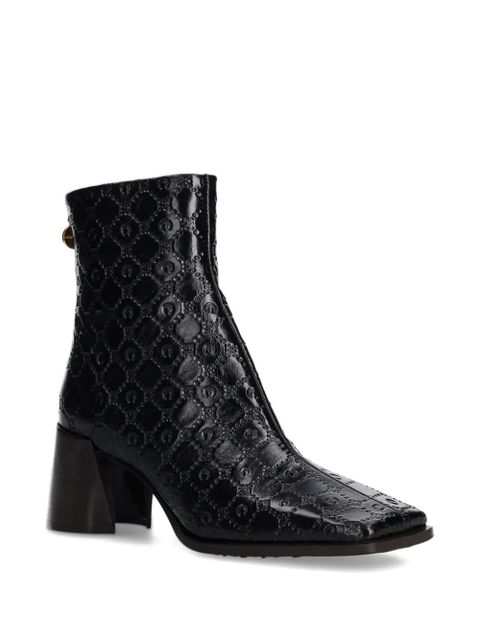 Marine Serre 70mm embossed ankle boots - Black - zdjęcie produktu nr 2
