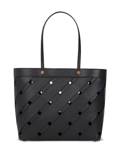 ETRO medium woven leather bag - Black