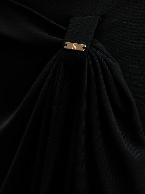 Fracomina spódnica kolor czarny mini rozkloszowana FJ25WG1002W42901 - zdjęcie produktu nr 2