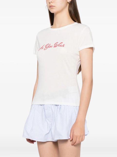 Reformation Max Slim T-shirt - White