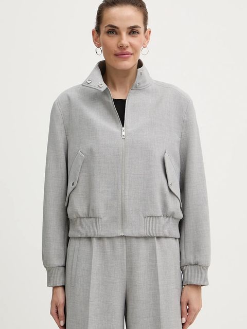 BOSS kurtka kolor szary przejściowa 50559347 - zdjęcie produktu nr 1